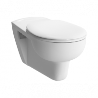 Унитаз подвесной Vitra  Conforma, с крышкой дюропласт, для людей с ограниченными возможностями, белы