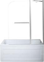 Шторка для ванны Aquanet SG-1200, прозрачное стекло