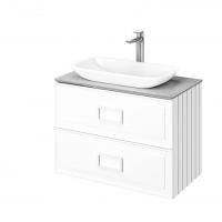 Тумба подвесная Avanti Елегант Дабл  / Eleganta Double Bianco 90 под столешницу два ящика