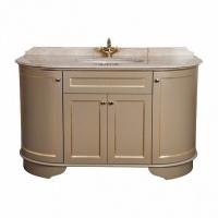 Тумба с раковиной TW Collection YORK 130 см, бежевый, YOR4130-PO+S53 bi комплект