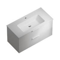 Тумба Kerama Marazzi Piano Forte/Пиано Форте подвесная 95 см, 2 ящика, белый глянц, PI.F.95\WHT