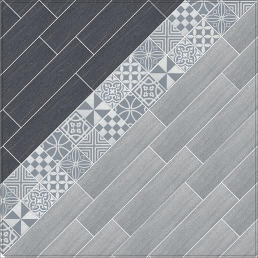 Вставка Kerama Marazzi Амальфи орнамент коричневый 9,9х9,9 STG\A405\1266