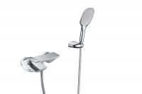 Смеситель для ванны и душа Timo Helmi (4014/00-16Y chrome white)