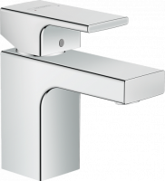 Смеситель для раковины Hansgrohe Vernis Shape 70, со сливным гарнитуром, хром, 71560000