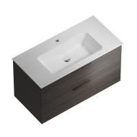 Тумба Kerama Marazzi PIANO Forte подвесная 95 см, 2 ящика, дымчатый вяз, PI.F.95\OLM