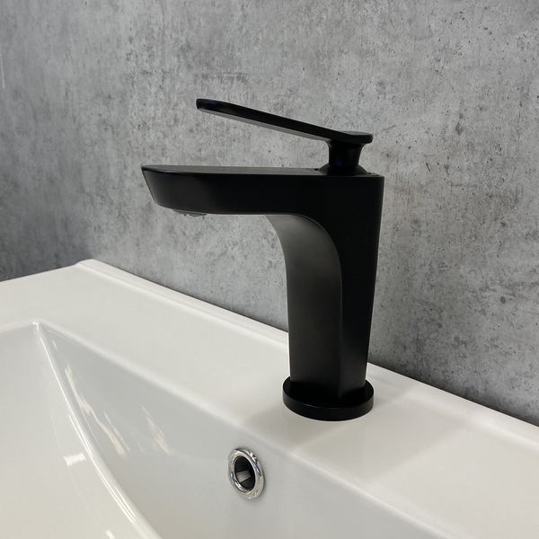 Смеситель Comforty для раковины, картридж 35 мм, черный матовый, FC088A-CMT