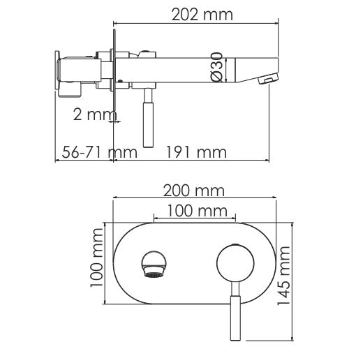 Смеситель для раковины WasserKRAFT Main 4100, 4130