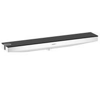 Шланговое подключение Hansgrohe Rainfinity Porter 500, с держателем и полкой, левое, хром, 26843000