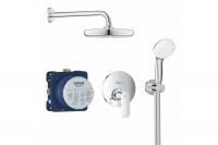 Душевая система Grohe Eurosmart Cosmopolitan с верхним душем Tempesta 210, хром, 25219001