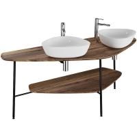 Столешница для раковины Vitra Plural 160, темный дуб, 64043