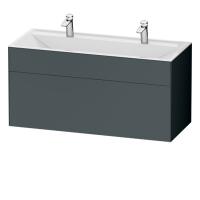 Тумба подвесная под раковину AM.PM INSPIRE V2.0 120 см, 3 ящика, push-to-open, графит матовый, M50AF