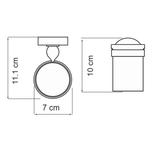 Стакан WasserKRAFT Diemel K-2200, K-2228