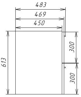 Тумба подвесная Avanti Нова Дабл / Nova Double 80 Bianco под столешницу белая (2 ящика)