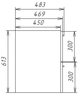 Тумба подвесная Avanti Нова Дабл / Nova Double 100 Bianco под столешницу (2 ящика)
