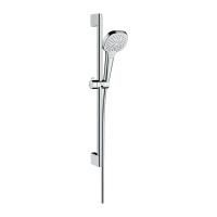 Душевой гарнитур Hansgrohe Croma Select E Multi EcoSmart 65 см, хром/белый, 26581400
