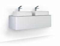 Тумба Raval Pure 120 подвесная Белая, Pur.01.120/P/W