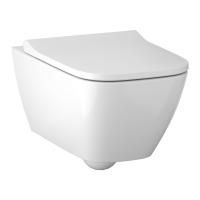 Унитаз подвесной Geberit Smyle Square безоб, с крышкой дюропласт, микролифт, 500.683.01.1