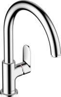 Смеситель для кухни Hansgrohe Vernis Blend M35 с поворотным изливом, хром, 71870000