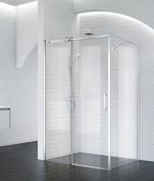 Душевая кабина BelBagno Acqua 1000x800x1950, прозрачное стекло, хромированный профиль, ACQUA-AH-1-10