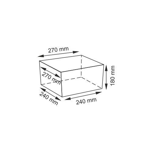 Корзина WasserKRAFT Kammel WB-180, WB-180-S