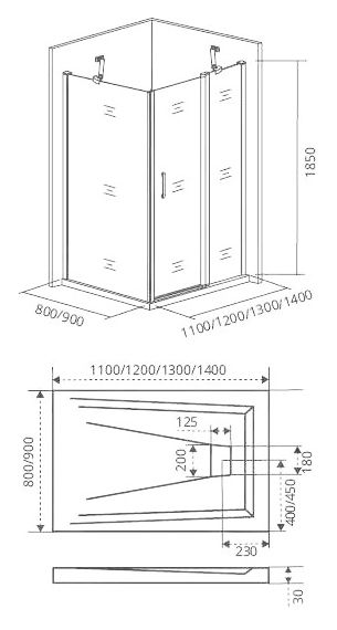 Боковая часть Bas PANDORA SP-90-T-CH