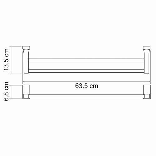Держатель полотенец WasserKRAFT Exter K-5200, K-5240