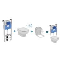 Промо-комплект 3 в 1 Ideal Standard: Инсталляция ProSys + Подвесной унитаз ESEDRA (T318101+R020467 +