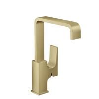 Смеситель для раковины Hansgrohe Metropol 230, со сливным клапаном Push-Open, шлифованная бронза, 32