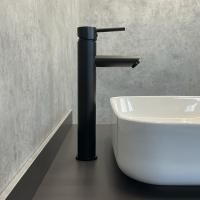 Смеситель Comforty для раковины, картридж 35 мм, черный матовый, FC018B-CMT