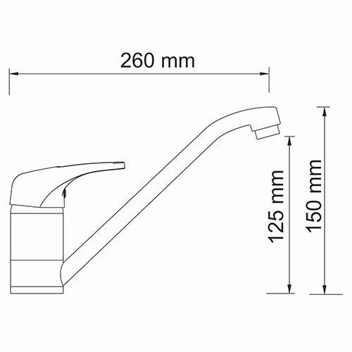 Смеситель для кухни WasserKRAFT Кухонные смесители, 6307