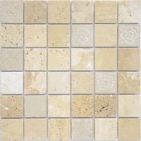 Мозаика Art Stone Art Travertino beige MAT (48x48x8), 300x300x8