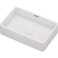 Раковина Aquanet Perfect-3, 55 см, керамическая накладная, прямоугольная, белая, PERFECT-3