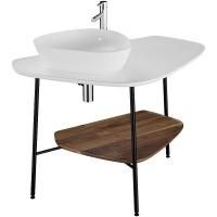Керамическая столешница для раковины Vitra Plural 100 L, белый матовый, 62571
