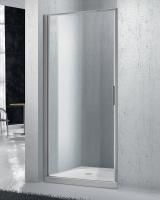 Душевая дверь BelBagno 700x1900, рифленое стекло, хромированный профиль, SELA-B-1-70-P-Cr