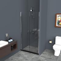 Душевая дверь BelBagno 700x1950, прозрачное стекло, хромированный профиль, UNO-B-2-70-C-Cr