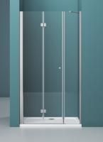 Душевая дверь BelBagno 1000x1950, прозрачное стекло, хромированный профиль, ALBANO-BS-13-40+60-C-Cr