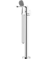 Смеситель для ванны Aquatek АЛЬФА, напольный, хром, AQ1945CR