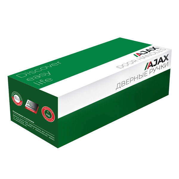 Ручка раздельная Ajax K.JS51.OPTIMAL SSC-16 сатинированный хром