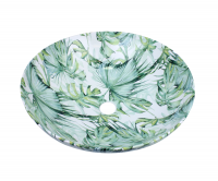 Раковина-чаша Bronze De Luxe Flora 400x400x120 мм, 3008
