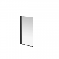 Шторка на ванну Kerama Marazzi Vetro/Ветро 80х150, мат черный, VE.80.BSD.BLK.M