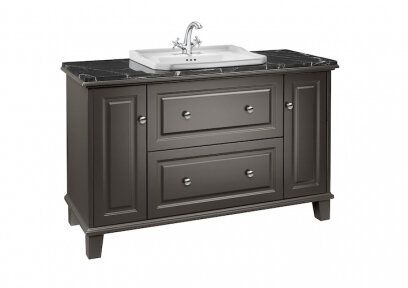 Столешница Roca Кармен / Carmen мраморная 1300 мм Marquina Black, 7.8571.4.242.1