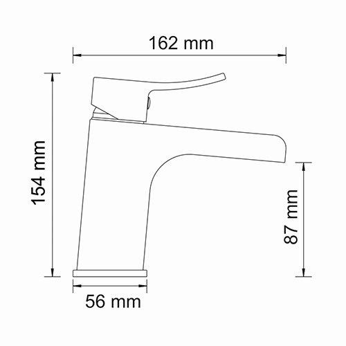 Смеситель для раковины WasserKRAFT Aller 1060, 1069