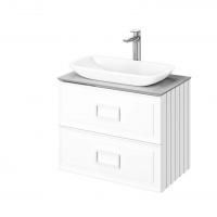 Тумба подвесная Avanti Елегант Дабл  / Eleganta Double Bianco 80 под столешницу два ящика