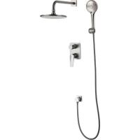 Душевая система Lemark Bronx встраиваемая, графит, LM3729GM