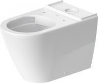 Унитаз напольный Duravit D-NEO 370 x 650 мм, Rimless, крепления, 2002090000