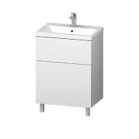 Тумба под раковину AM.PM GEM 60 напольная, 2 ящика push-to-open, белый, M90FSX06022WG32