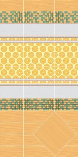 Бордюр Kerama Marazzi Салерно 40х3 Полоски HGD\B40\15000