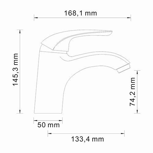 Смеситель для раковины WasserKRAFT Rossel 2800, 2803