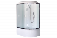 Гидромассажный бокс Royal Bath 120х80х217, матовое стекло, хромированный профиль, левая, RB 8120ВК1-