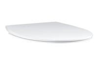 Сиденье с крышкой Grohe Bau Ceramic, дюропласт, Soft close, металлическое крепление, петли хром, аль